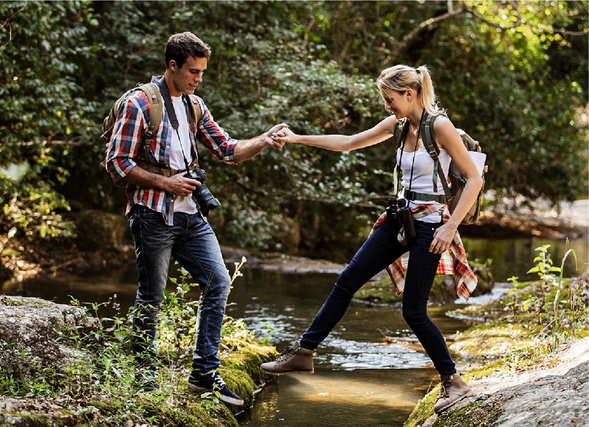Ruta natural para realizar una caminata